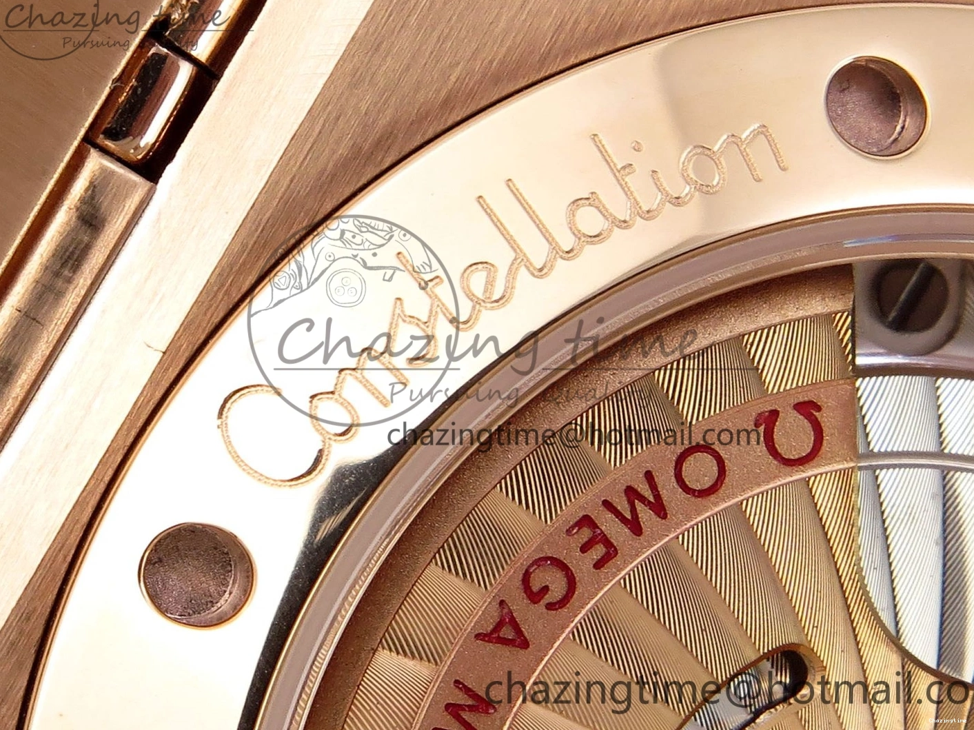 0202 DailyWear Constellation 39mm RG ASWF 1:1 Best Edition White Dial on RG Bracelet A 7781